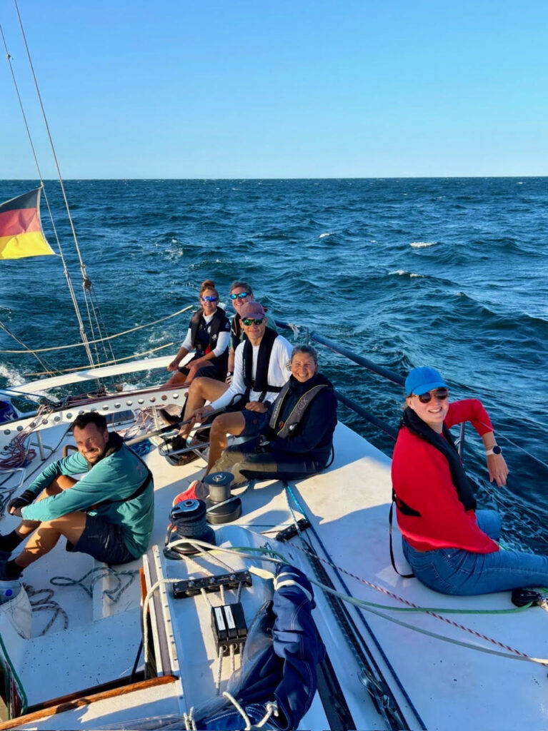 Regattatraining bei Starkwind